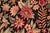 Shabby Chic Floral 1990's Pak-Persian Black/Red Wool Rug - 6'2'' X 9'5'' For Sale In New York - Image 6 of 9