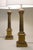 Westwood Lamps Large Pair Westwood Neoclassical Hollywood Regency Corinthan Column Bronzed Brass Table Lamps 1960's Tony Paul For Sale - Image 4 of 10