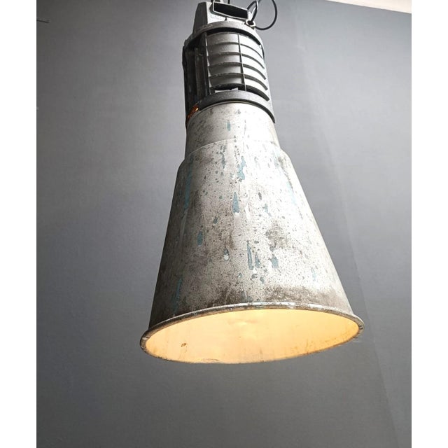 Large Industrial Pendant Lamp by Mazda, 1950s For Sale - Image 12 of 14