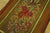 Chocolate Significant Brown Chocolate Color With Special Floral Design Antique American Hooked Rug For Sale - Image 8 of 12