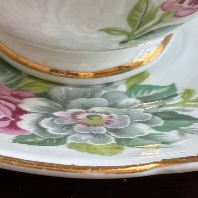 Ceramic Mid-20th Century English Bone China Collingwoods Teacup For Sale - Image 7 of 14