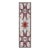 1930s White Star Geometric Antique Native American Navajo Crystal Flat Weave Rug For Sale