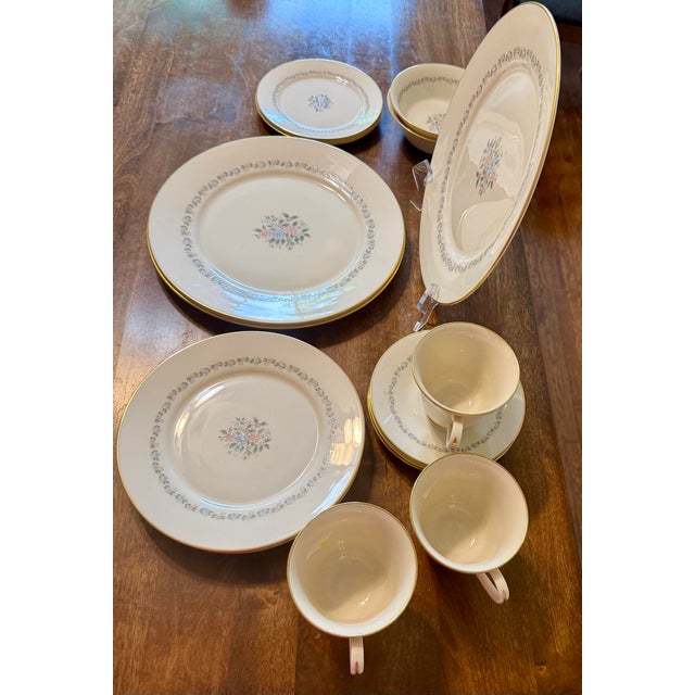Lenox 1980s Lenox Christie Fine China - 16 pcs For Sale - Image 4 of 12