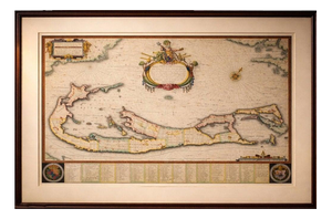 Hand-Colored Bermuda Map with Somers Isles from Blaeu, 1642