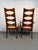 Wood Set of Six Mid-Century Upholstered Walnut Dining Chairs by Thomasville For Sale - Image 7 of 17