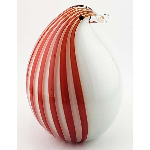 1980s Hand Blown Murano Glass Penguin For Sale - Image 5 of 7