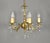 French Antique Gilt Brass and Cut Glass Chandelier, 1920s For Sale - Image 15 of 15