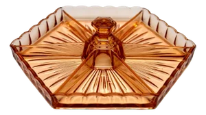 Art Deco Aperitif Tray from Val Saint Lambert, 1935