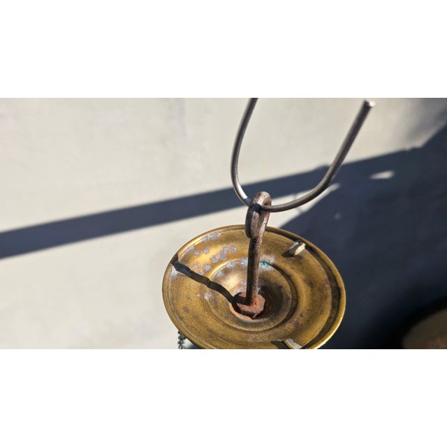 Brass Triple Hanging Candleholder, 1890s For Sale - Image 6 of 8