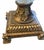 Hollywood Regency Gilded Gold and Faux Crystal Lamps With Pink Lampshades- A Pair For Sale - Image 9 of 18