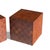 Thayer Coggin Style Mid Century Walnut Parquet Cube End Tables - Pair For Sale - Image 11 of 11
