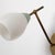 Vintage Italian Green Lacquered Metal and Opaline Glass Sconces, 1950s, Set of 2 For Sale - Image 4 of 9