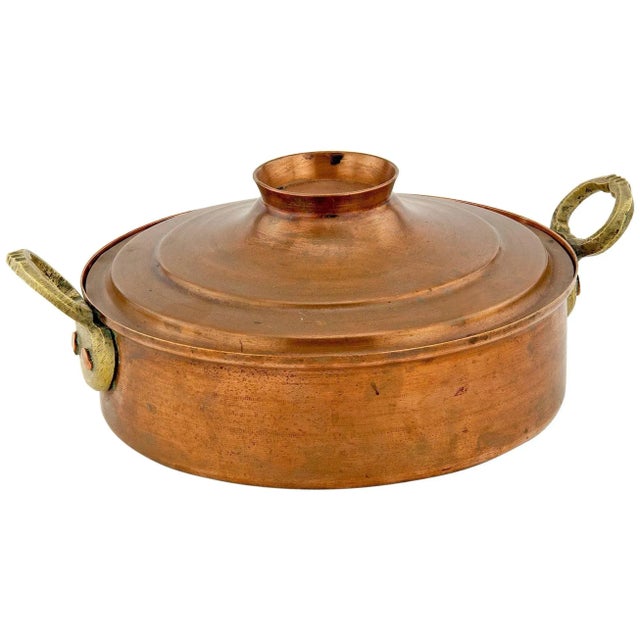 Copper Copper Centerpiece, 1950s For Sale - Image 8 of 8