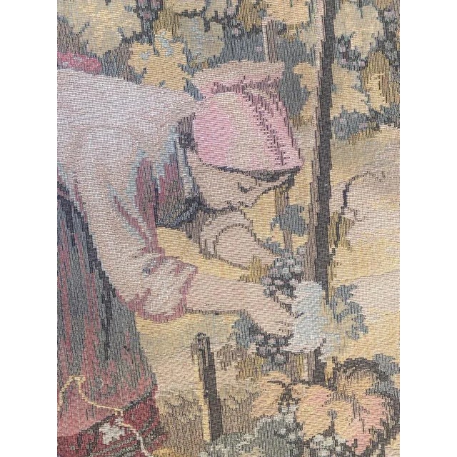 Vintage French Jacquard Tapestry For Sale - Image 9 of 18