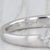 0.24ctw Woven Diamond Stackable Ring 18k White Gold Wedding Band Size 5 Bridal For Sale - Image 4 of 9