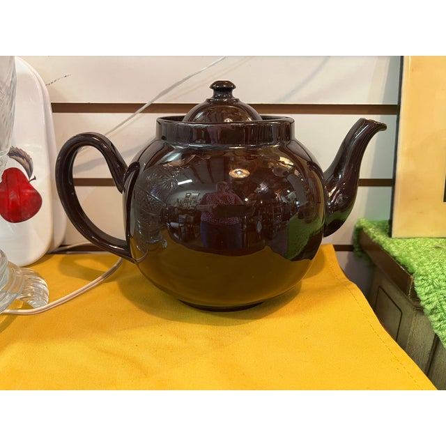 Mid 20th Century “Brown Betty Tea Pot For Sale - Image 4 of 15
