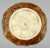 Tan French Trompe l'Oeil Faux Bois Glazed Organic Oyster Plate For Sale - Image 8 of 12