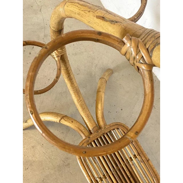 Bamboo Planter Holder or Shelf, 1970s For Sale - Image 9 of 11