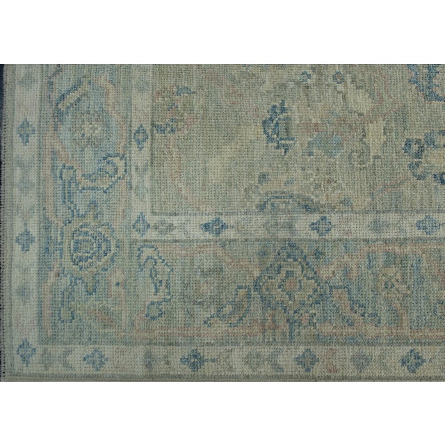 Turkish Oushak Rug 4' x 6'4" #17771 For Sale - Image 4 of 8