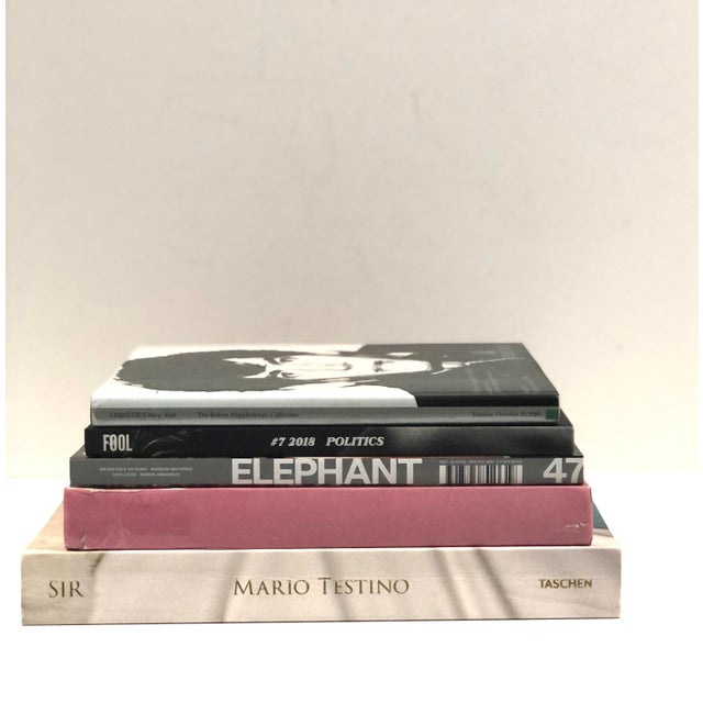 Black Curated Photography Inspirated Books - Set of 5 For Sale - Image 8 of 8