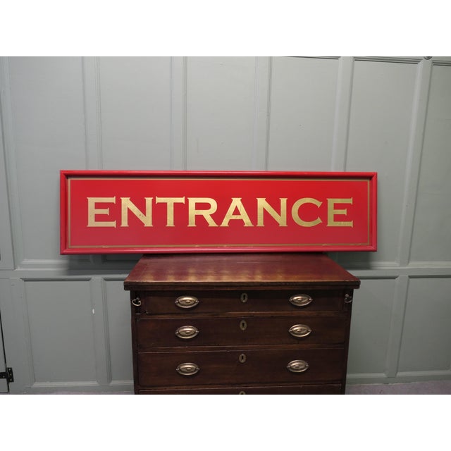 Long Entrance Sign, 1960s For Sale - Image 3 of 8