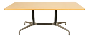 Mid Century Modern Herman Miller Charles & Ray Eames Ash Conference Dining Table