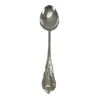 1980s Silver Dinner Spoon, Lily. For Sale
