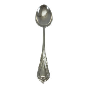 1980s Silver Dinner Spoon, Lily.