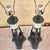 Bronze Pair of Uttermost Wrought Iron & Ceramic Sphere Table Lamps For Sale - Image 8 of 18
