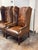 Paul Robert Lexie Hide Wingback Chairs, Pair For Sale - Image 9 of 12