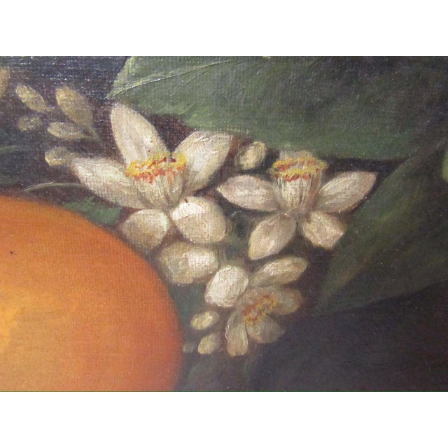 Antique English Still Life Painting of Fruit For Sale - Image 14 of 14