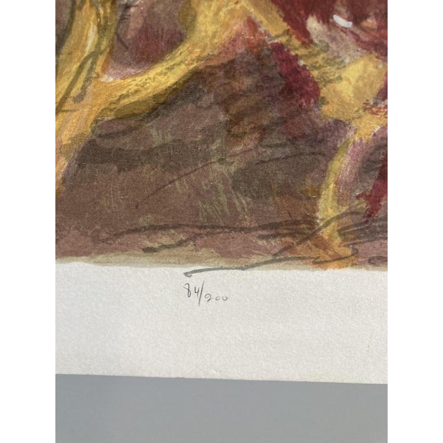 After Avinoam Kosowsky, Original Lithograph, 1980s, Lithograph For Sale - Image 6 of 12