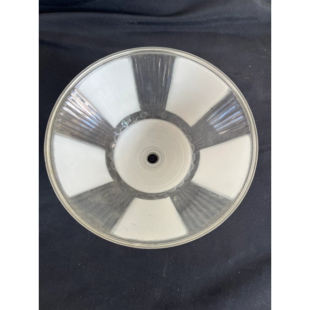 Mid 20th Century Mid 20th Century Pair Vintage Art Deco Petite Table Lamp Shades, Plastic Material For Sale - Image 5 of 8