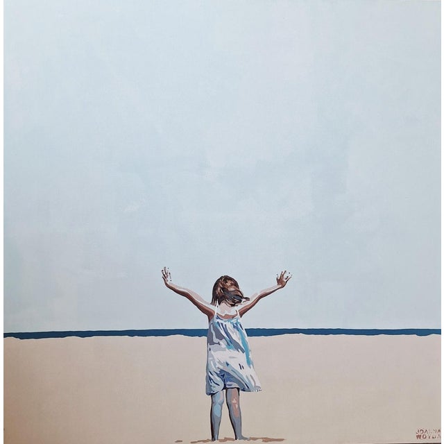 Joanna Woyda, The Beach: Joy, 2026, Acrylic on Canvas For Sale - Image 3 of 3