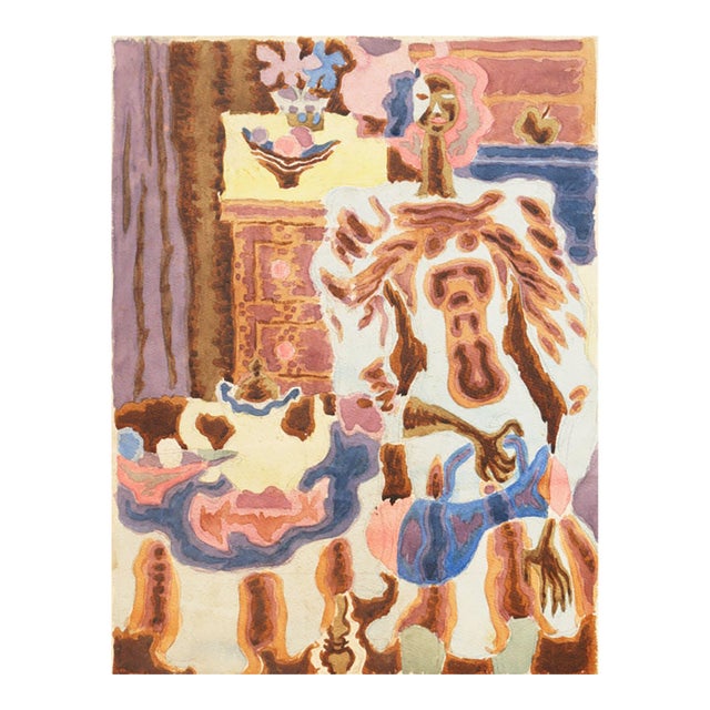 'Woman Seated' by Victor Di Gesu, Paris, Louvre, Académie Chaumière, California, Los Angeles County Museum of Art, San Francisco Art Association For Sale