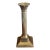 Vintage Polished Brass Candleholder For Sale