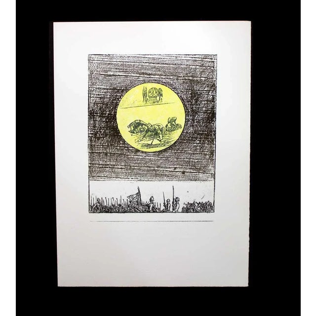 Modern Max Ernst Lithograph Original Numbered Limited Ed. 125 with Archival Frame For Sale In Atlanta - Image 6 of 8
