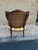 Wood Early 20th Century Antique Louis XV Style Caned Bergère Chair For Sale - Image 7 of 11