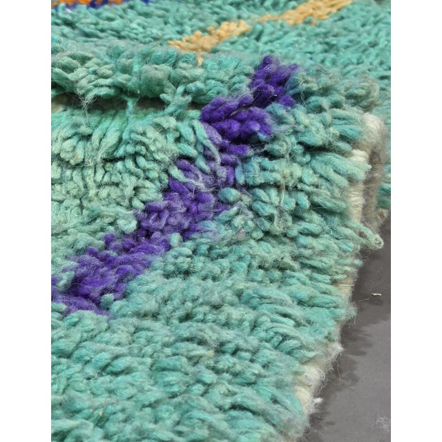 Moroccan Eclectic Wool Rug 9.4 X 6.1 Ft For Sale - Image 4 of 6