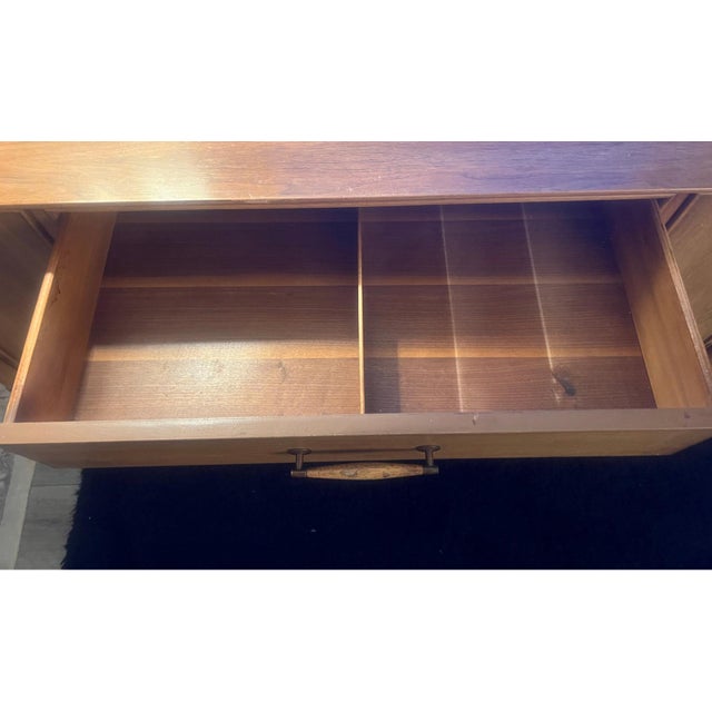 1960s Credenza Nordic Style, Copper Details For Sale - Image 10 of 11