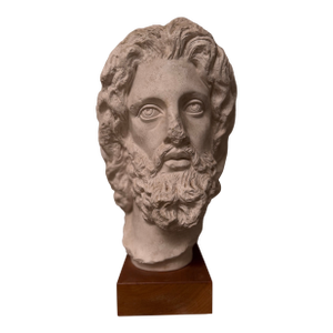 Vintage Classical Male Head Sculpture by Austin Productions