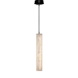 Roller Vertical 60 Pendant Lamp by United Alabaster For Sale