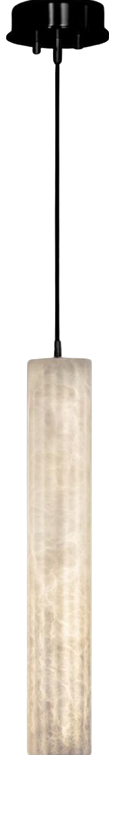 Roller Vertical 60 Pendant Lamp by United Alabaster