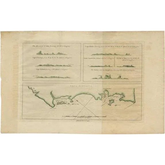 Late 18th Century Antique Map of New Ireland Island in the Bismarck Archipelago, New Guinea, 1772 For Sale - Image 5 of 5