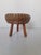 Wicker & Beechwood Tripod Stool attributed to Tony Paul, 1950s For Sale - Image 6 of 6