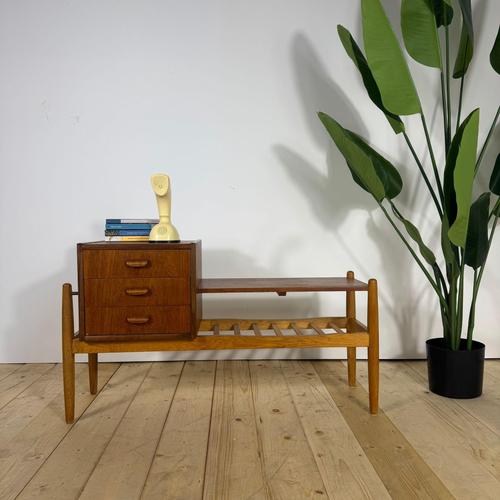 Brown Scandinavian Spectrum Bench in Teak by Arne Wahl Iversen for Ikea, 1960s For Sale - Image 8 of 10