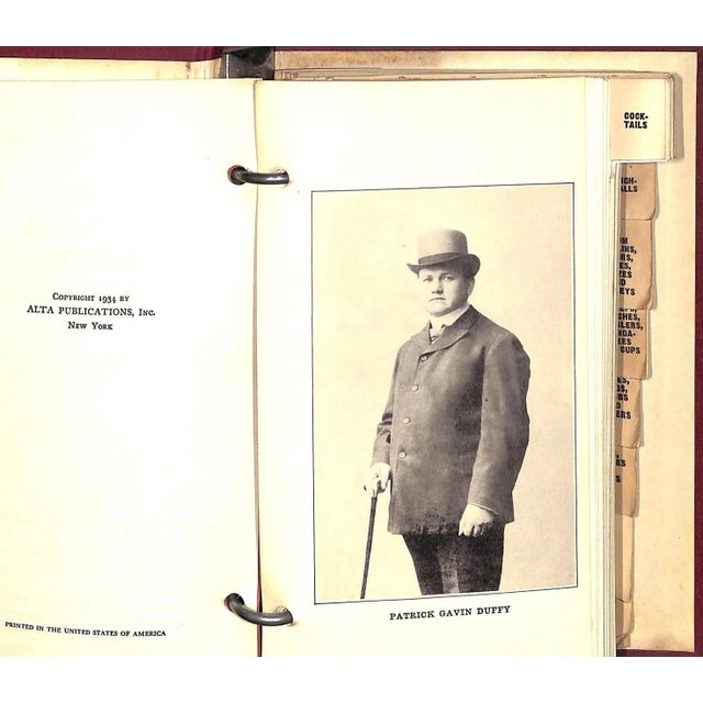 "The Official Mixer's Manual" 1934 Duffy, Patrick Gavin For Sale - Image 12 of 12