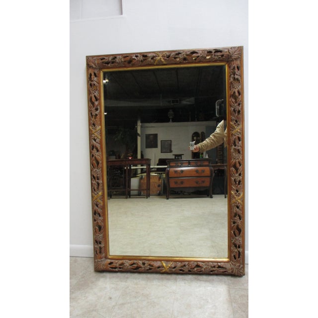 Labarge Pierce Carved Italian Regency Wall Console Mirror For Sale - Image 12 of 12