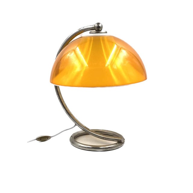 Space Age Yellow Table Lamp, France, 1960s For Sale - Image 15 of 18