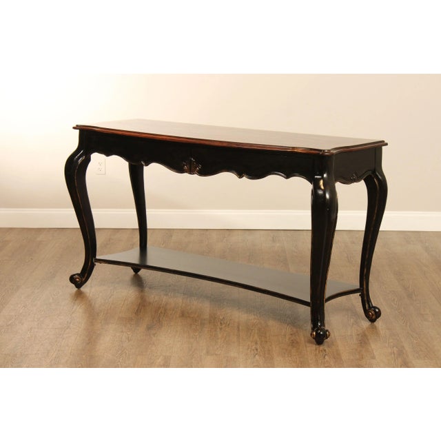 Hooker Furniture 'Grandover' Ebonized Console Table For Sale - Image 11 of 12